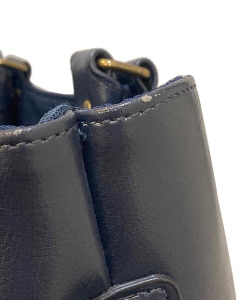 YOUTA（ヨータ）YOUTA (ヨータ) レザートートバッグ ネイビーの古着・服飾アイテム