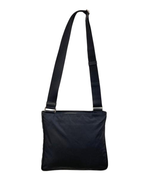 PRADA（プラダ）PRADA (プラダ) ナイロンショルダーバッグ ブラックの古着・服飾アイテム