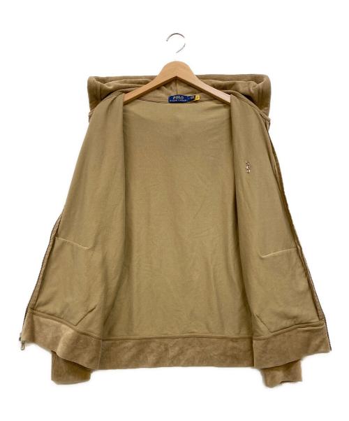 POLO RALPH LAUREN（ポロ・ラルフローレン）POLO RALPH LAUREN (ポロ・ラルフローレン) コーデュロイジップパーカー ブラウン サイズ:Lの古着・服飾アイテム