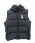 POLO RALPH LAUREN（ポロ・ラルフローレン）の古着「ビックポニーフーデットダウンベスト」｜ブラック