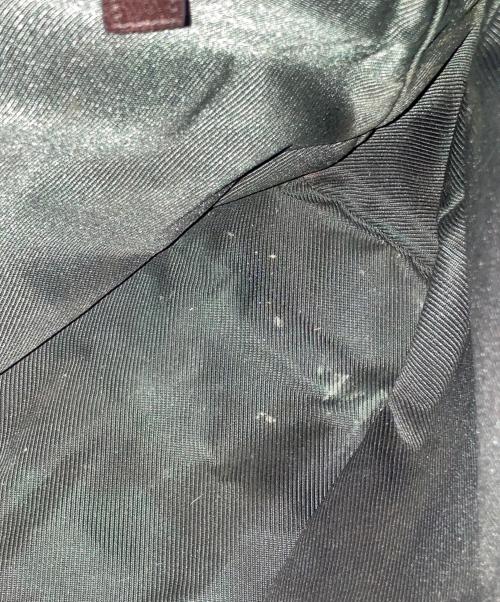 GUCCI（グッチ）GUCCI (グッチ) GGキャンバス レザーコンビショルダーバッグ ベージュの古着・服飾アイテム