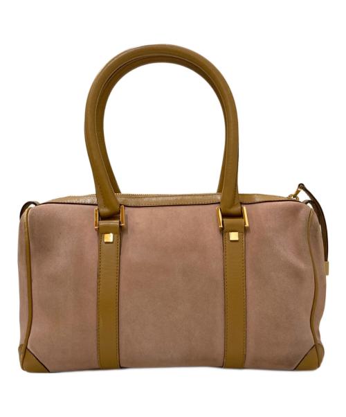 GUCCI（グッチ）GUCCI (グッチ) スウェードミニボストンバッグ ピンクの古着・服飾アイテム