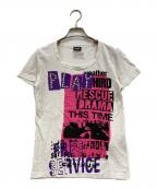 D&G DOLCE & GABBANAディーアンドジー ドルチェ＆ガッバーナ）の古着「スタッズプリントTシャツ」｜ホワイト