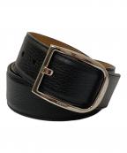 GUCCIグッチ）の古着「シボレザーベルト」｜ブラック