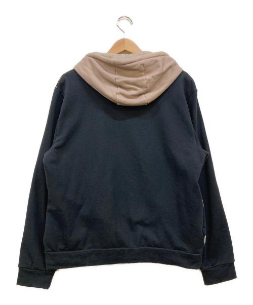FENDI（フェンディ）FENDI (フェンディ) FILA (フィラ) MANIA LOGO PULLOVER HOODIOE ブラック サイズ:Mの古着・服飾アイテム