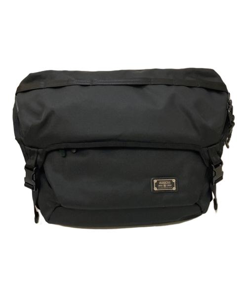 AS2OV（アッソブ）AS2OV (アッソブ) DOBBY 305D MESSENGER BAG ブラックの古着・服飾アイテム