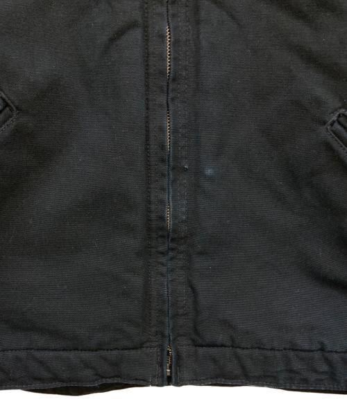 CarHartt（カーハート）CarHartt (カーハート) DUCK DETROIT JACKET BLANKET LINED ブラック サイズ:Mの古着・服飾アイテム