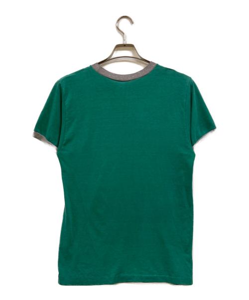 Champion（チャンピオン）Champion (チャンピオン) 80's リンガーTシャツ グリーン サイズ:Ｌの古着・服飾アイテム