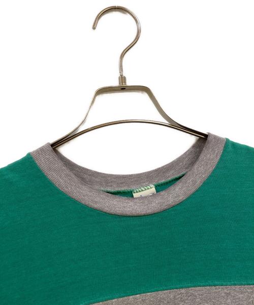 Champion（チャンピオン）Champion (チャンピオン) 80's リンガーTシャツ グリーン サイズ:Ｌの古着・服飾アイテム