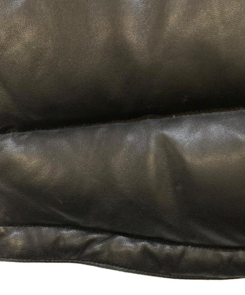 green label relaxing（グリーンレーベルリラクシング）green label relaxing (グリーンレーベルリラクシング) ラムレザーダウンベスト ブラック サイズ:下記参照の古着・服飾アイテム