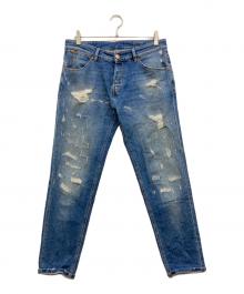 PT TORINO（ピーティートリノ）の古着「REGGAE ダメージデニムパンツ」｜インディゴ