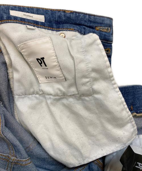 PT TORINO（ピーティートリノ）PT TORINO (ピーティートリノ) REGGAE ダメージデニムパンツ インディゴ サイズ:33の古着・服飾アイテム