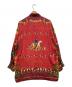 VERSACE Sport (ヴェルサーチ スポーツ) ドッグプリント総柄シルクシャツ レッド サイズ:48：18000円