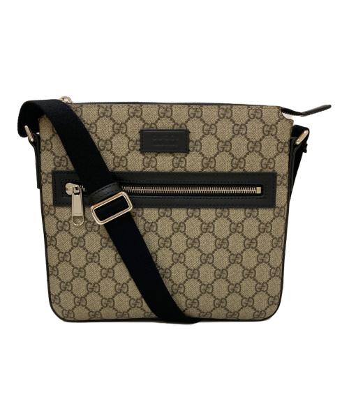 GUCCI（グッチ）GUCCI (グッチ) GGスプリーム ショルダーバッグ ベージュの古着・服飾アイテム
