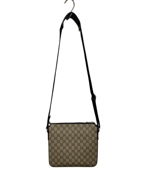 GUCCI（グッチ）GUCCI (グッチ) GGスプリーム ショルダーバッグ ベージュの古着・服飾アイテム