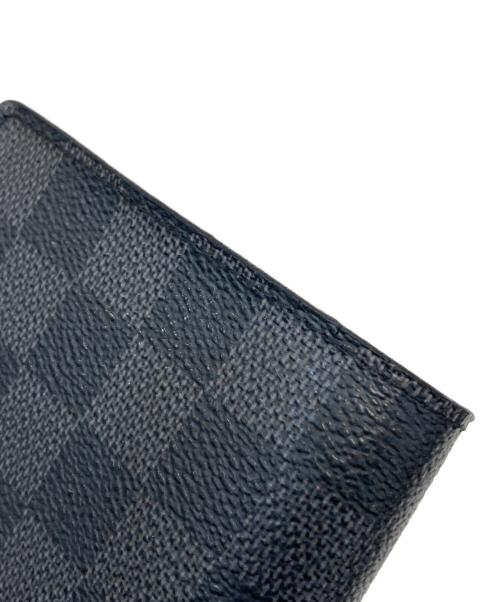 LOUIS VUITTON（ルイ ヴィトン）LOUIS VUITTON (ルイ ヴィトン) ポルトフォイユ・マルコ 二つ折り財布 ブラックの古着・服飾アイテム