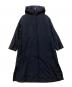 TOMORROW LAND（トゥモローランド）の古着「グログラン ダウンライナー付きフーデッドコート」｜ネイビー