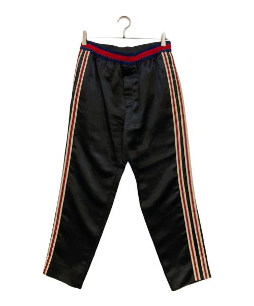 GUCCI（グッチ）GUCCI (グッチ) Embroidered Jogging Trousers ブラック サイズ:46の古着・服飾アイテム