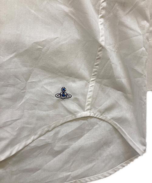 Vivienne Westwood man（ヴィヴィアン ウェストウッド マン）Vivienne Westwood man (ヴィヴィアン ウェストウッド マン) チェックビッグオジークラーシャツ ホワイト サイズ:00 未使用品の古着・服飾アイテム