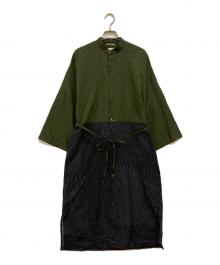 SOU・SOU（ソウソウ）の古着「モスリン薙刀狩り衣」｜グリーン