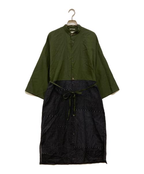 SOU・SOU（ソウソウ）SOU・SOU (ソウソウ) モスリン薙刀狩り衣 グリーン サイズ:下記参照の古着・服飾アイテム