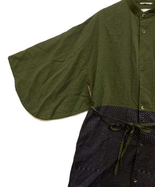 SOU・SOU（ソウソウ）SOU・SOU (ソウソウ) モスリン薙刀狩り衣 グリーン サイズ:下記参照の古着・服飾アイテム