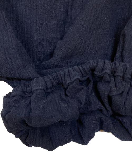 SOU・SOU（ソウソウ）SOU・SOU (ソウソウ) 高島縮和柄ラップイージーパンツ ネイビー サイズ:Ｍの古着・服飾アイテム