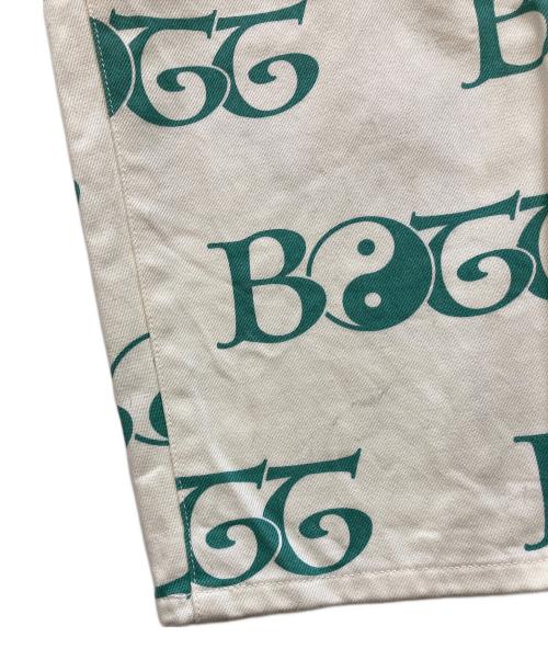 BoTT（ボット）BoTT (ボット) 2Y Denim Pant アイボリー×グリーン サイズ:XLの古着・服飾アイテム