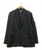 FRED PERRY×RAF SIMONSフレッドペリー×ラフシモンズ）の古着「Shawl Collar Blazer」｜ブラック