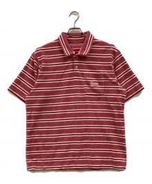 SUPREME（シュプリーム）の古着「Stripe Terry S/S Polo」｜レッド×ホワイト