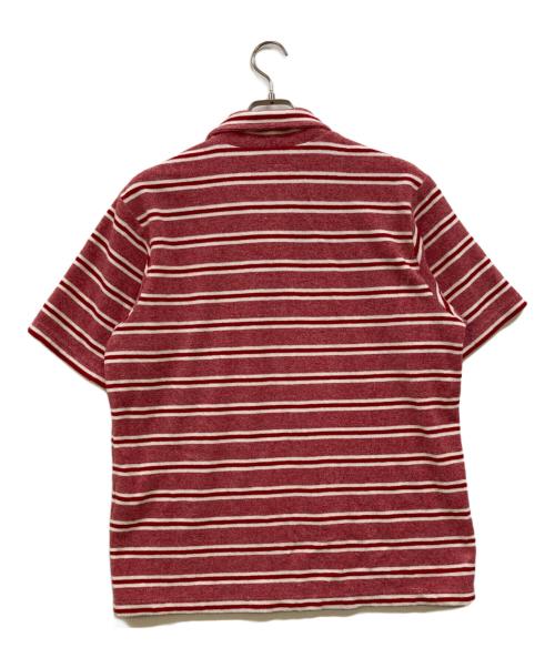 SUPREME（シュプリーム）SUPREME (シュプリーム) Stripe Terry S/S Polo レッド×ホワイト サイズ:Sの古着・服飾アイテム