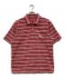 SUPREME（シュプリーム）の古着「Stripe Terry S/S Polo」｜レッド×ホワイト