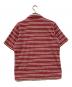 SUPREME (シュプリーム) Stripe Terry S/S Polo レッド×ホワイト サイズ:S：13000円