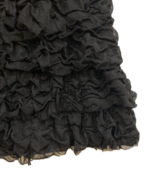 CRANK（クランク）CRANK (クランク) Cancan frill mini skirt ブラック サイズ:下記参照 未使用品の古着・服飾アイテム