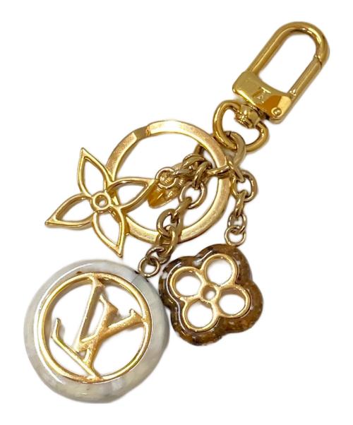 LOUIS VUITTON（ルイ ヴィトン）LOUIS VUITTON (ルイ ヴィトン) ビジューサック カラーライン BB キーホルダー ゴールドの古着・服飾アイテム