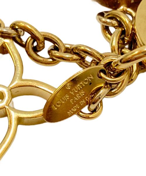 LOUIS VUITTON（ルイ ヴィトン）LOUIS VUITTON (ルイ ヴィトン) ビジューサック カラーライン BB キーホルダー ゴールドの古着・服飾アイテム