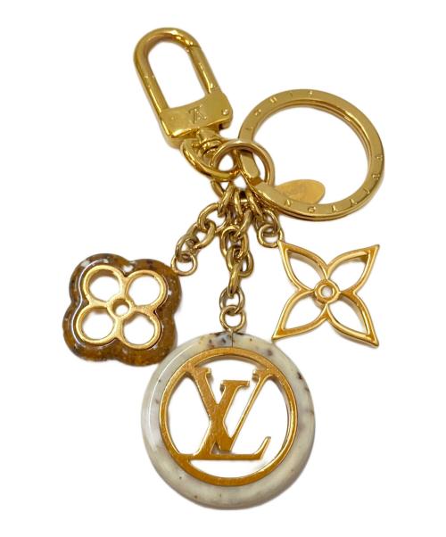 LOUIS VUITTON（ルイ ヴィトン）LOUIS VUITTON (ルイ ヴィトン) ビジューサック カラーライン BB キーホルダー ゴールドの古着・服飾アイテム