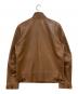 CURPHEY LEATHER (カーフィー レザー) ラムレザージャケット ブラウン サイズ:M：10000円