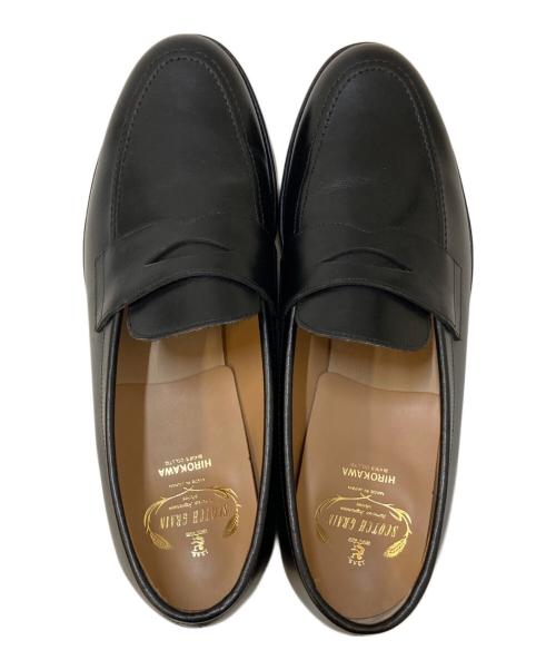 SCOTCH GRAIN（スコッチグレイン）SCOTCH GRAIN (スコッチグレイン) コインローファー ブラック サイズ:27㎝の古着・服飾アイテム