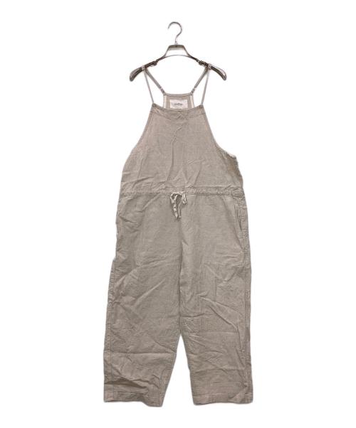 nest Robe（ネストローブ）nest Robe (ネストローブ) リネンサロペット ベージュ サイズ:Fの古着・服飾アイテム