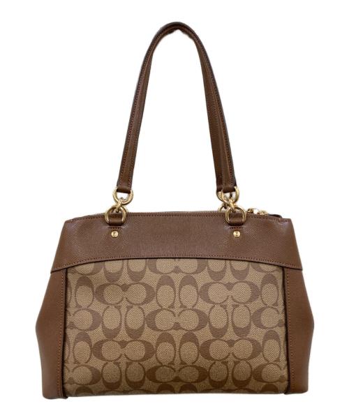 COACH（コーチ）COACH (コーチ) シグネチャー トートバッグ ブラウンの古着・服飾アイテム