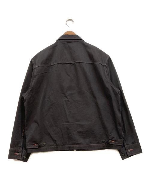 POLO RALPH LAUREN（ポロ・ラルフローレン）POLO RALPH LAUREN (ポロ・ラルフローレン) 後染め レッドステッチ ポニー刺繍スイングトップ ブラック サイズ:Lの古着・服飾アイテム