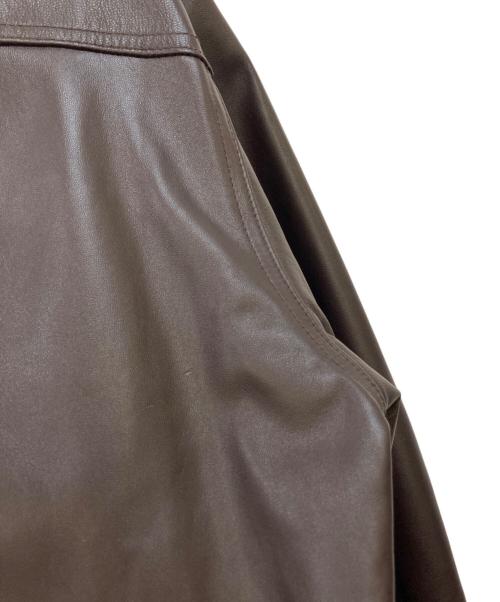 AVIREX（アヴィレックス）AVIREX (アヴィレックス) コンフォータブルレザージャケット ブラウン サイズ:2XLの古着・服飾アイテム