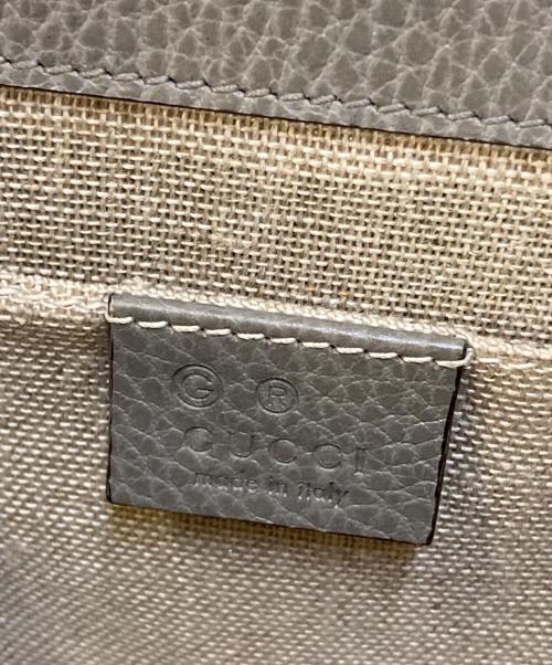 GUCCI（グッチ）GUCCI (グッチ) インターロッキングG チェーンショルダーバッグ グレーの古着・服飾アイテム