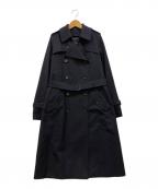 SANYOサンヨー）の古着「100年コート トレンチコート」｜ブラック