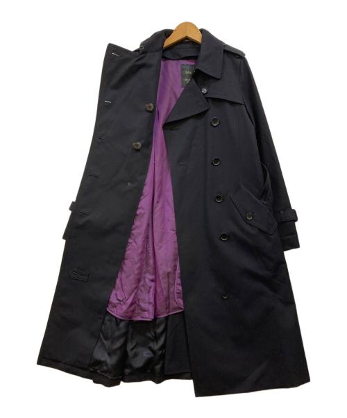 SANYO（サンヨー）SANYO (サンヨー) 100年コート トレンチコート ブラック サイズ:Mの古着・服飾アイテム