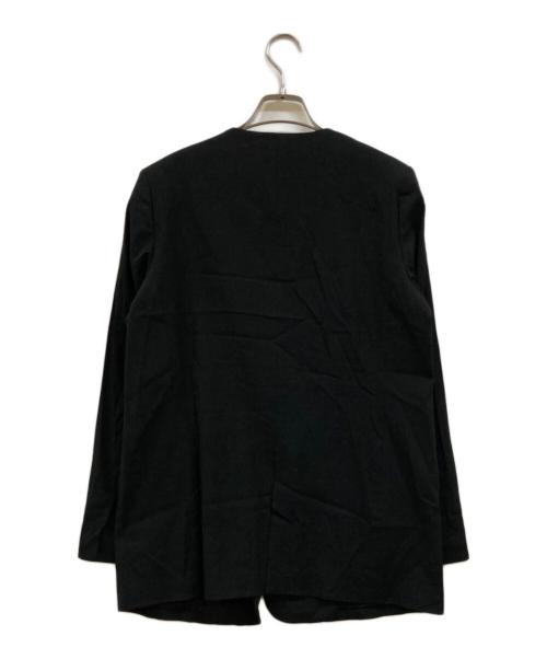 1er Arrondissement（プルミエ アロンディスモン）1er Arrondissement (プルミエ アロンディスモン) ソフトリネンノーカラージャケット ネイビー サイズ:Ｍの古着・服飾アイテム