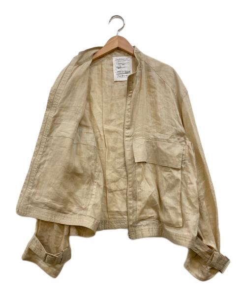 CHAOS（カオス）CHAOS (カオス) eclat (エクラ) マラカンブルゾン ベージュ サイズ:Fの古着・服飾アイテム