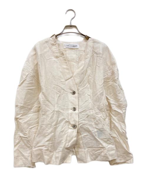 CHAOS（カオス）CHAOS (カオス) アルパカブレンドジャケット ホワイト サイズ:Fの古着・服飾アイテム