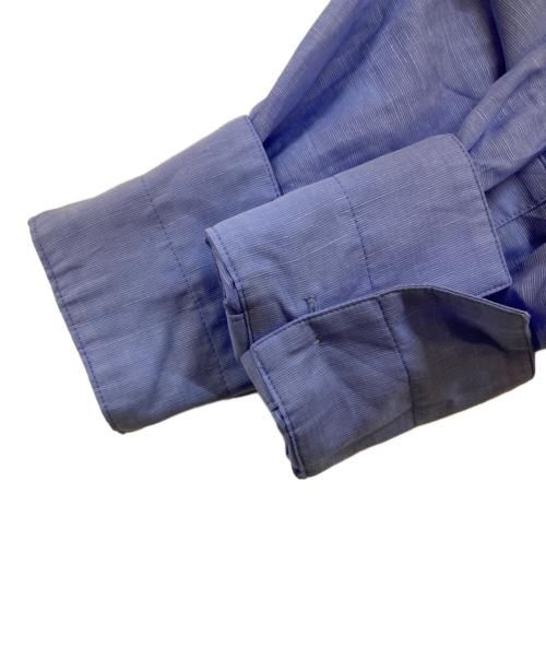 CHAOS（カオス）CHAOS (カオス) コットンリネンシャツ ブルー サイズ:Fの古着・服飾アイテム